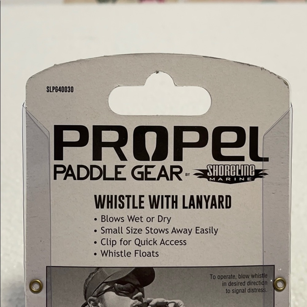 EMERGENCY WHISTLE W / LANYARD - Picture 2 of 5